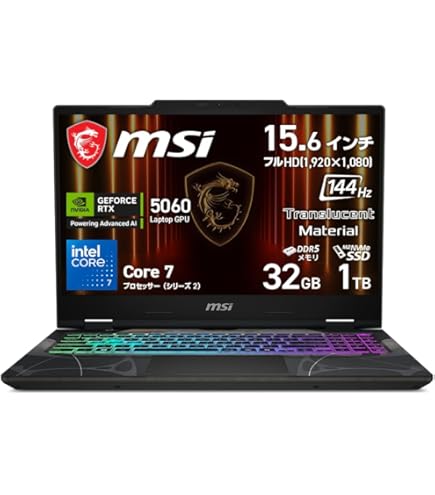Amazon.co.jp: MSI ゲーミング ノートPC Katana 15 HX 【Core i7
